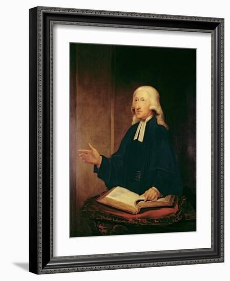 Portrait of John Wesley-William Hamilton-Framed Giclee Print