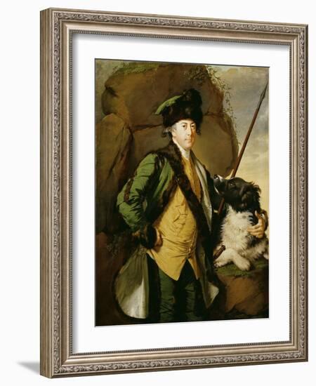 Portrait of John Whetham of Kirklington (1731-81), 1779-1780-Joseph Wright of Derby-Framed Giclee Print