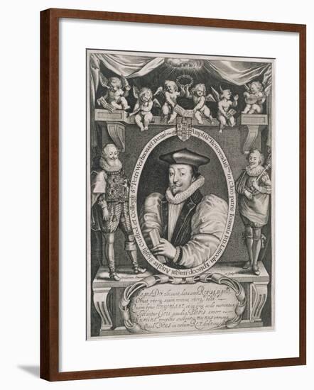 Portrait of John Williams (1582-1650) Bishop of Lincoln and Dean of Westminster-Francis Delaram-Framed Giclee Print