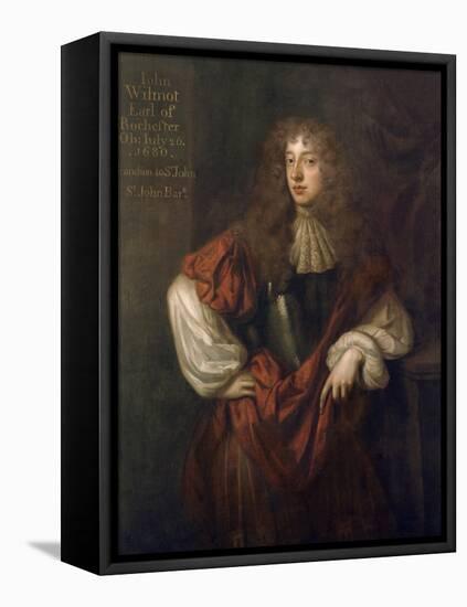 Portrait of John Wilmot (1647-80) 2nd Earl of Rochester-Sir Peter Lely-Framed Premier Image Canvas