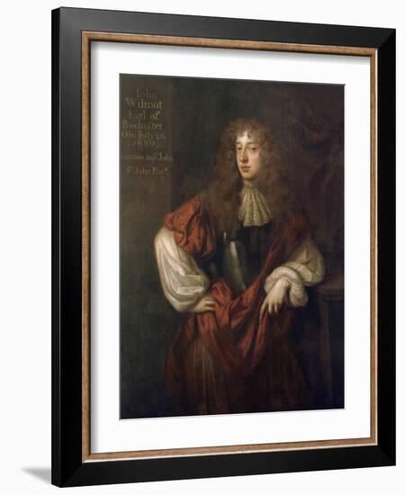 Portrait of John Wilmot (1647-80) 2nd Earl of Rochester-Sir Peter Lely-Framed Giclee Print