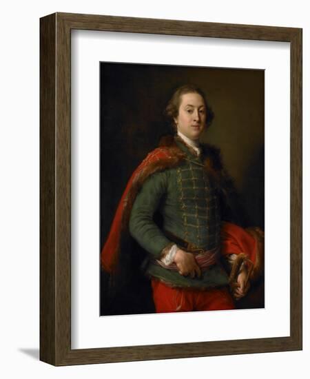 Portrait of John Woodyeare, 1750-Pompeo Girolamo Batoni-Framed Giclee Print