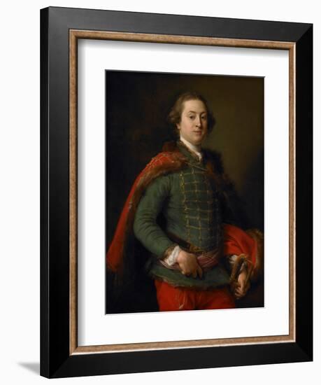 Portrait of John Woodyeare, 1750-Pompeo Girolamo Batoni-Framed Giclee Print