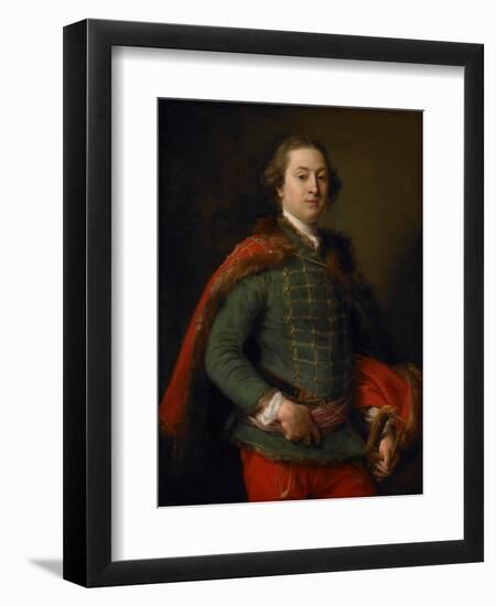 Portrait of John Woodyeare, 1750-Pompeo Girolamo Batoni-Framed Giclee Print