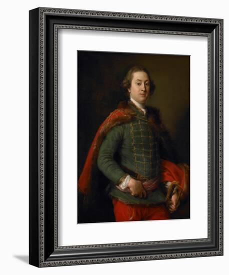 Portrait of John Woodyeare, 1750-Pompeo Girolamo Batoni-Framed Giclee Print