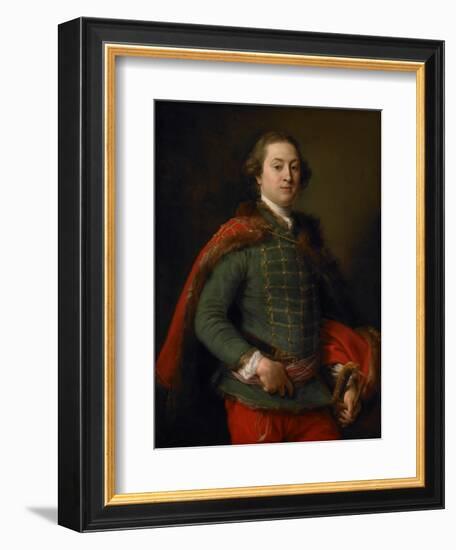 Portrait of John Woodyeare, 1750-Pompeo Girolamo Batoni-Framed Giclee Print