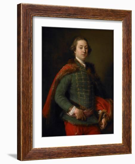 Portrait of John Woodyeare, 1750-Pompeo Girolamo Batoni-Framed Giclee Print