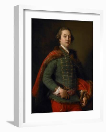 Portrait of John Woodyeare, 1750-Pompeo Girolamo Batoni-Framed Giclee Print