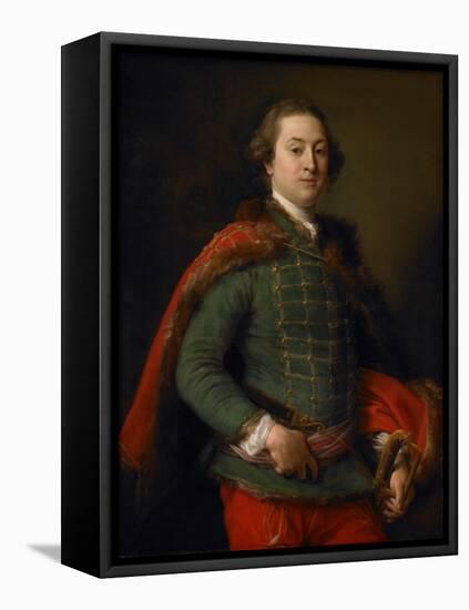 Portrait of John Woodyeare, 1750-Pompeo Girolamo Batoni-Framed Premier Image Canvas