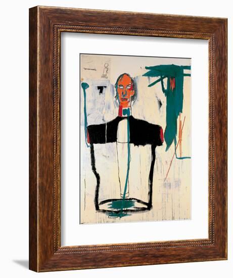 Portrait of John-Jean-Michel Basquiat-Framed Giclee Print