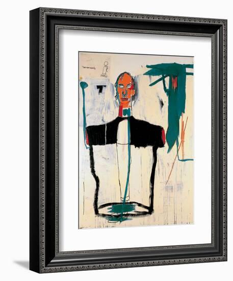 Portrait of John-Jean-Michel Basquiat-Framed Giclee Print