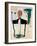 Portrait of John-Jean-Michel Basquiat-Framed Giclee Print