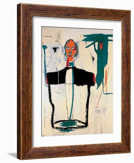 Portrait of John-Jean-Michel Basquiat-Framed Giclee Print