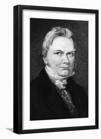 Portrait of Jons Jacob Berzelius-null-Framed Giclee Print