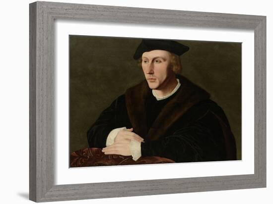 Portrait of Joris Van Egmond-Jan van Scorel-Framed Art Print