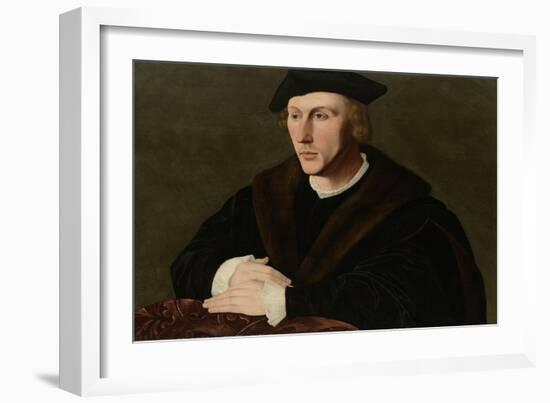 Portrait of Joris Van Egmond-Jan van Scorel-Framed Art Print