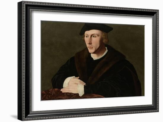 Portrait of Joris Van Egmond-Jan van Scorel-Framed Art Print