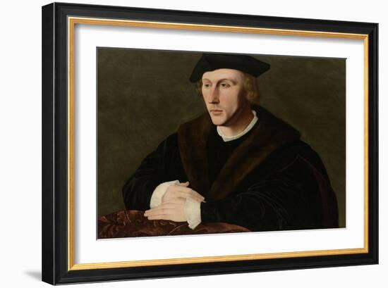 Portrait of Joris Van Egmond-Jan van Scorel-Framed Art Print