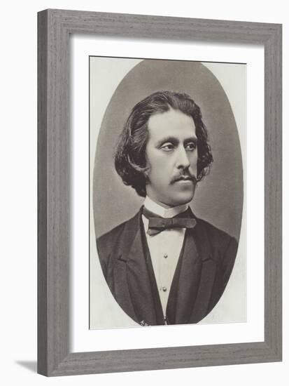 Portrait of Josef Strauss-null-Framed Photographic Print