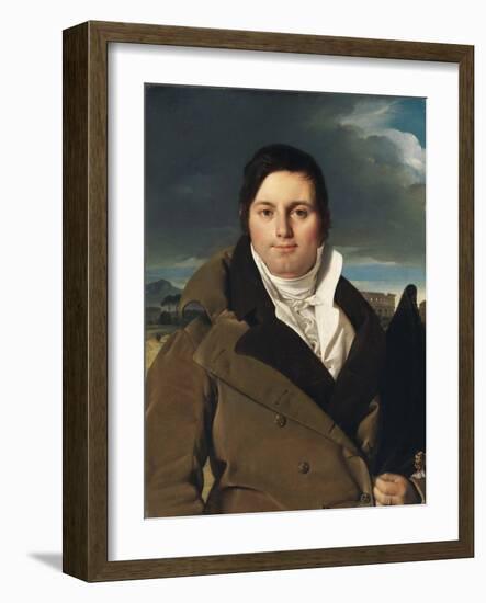 Portrait of Joseph-Antoine Moltedo-Jean-Auguste-Dominique Ingres-Framed Giclee Print