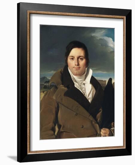 Portrait of Joseph-Antoine Moltedo-Jean-Auguste-Dominique Ingres-Framed Giclee Print