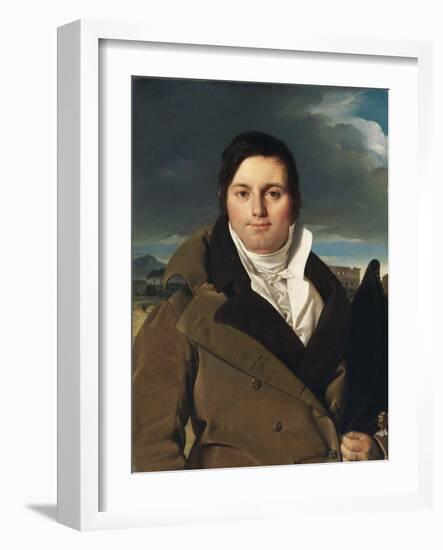 Portrait of Joseph-Antoine Moltedo-Jean-Auguste-Dominique Ingres-Framed Giclee Print