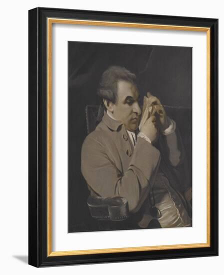 Portrait of Joseph Baretti, Copy-Sir Joshua Reynolds-Framed Giclee Print