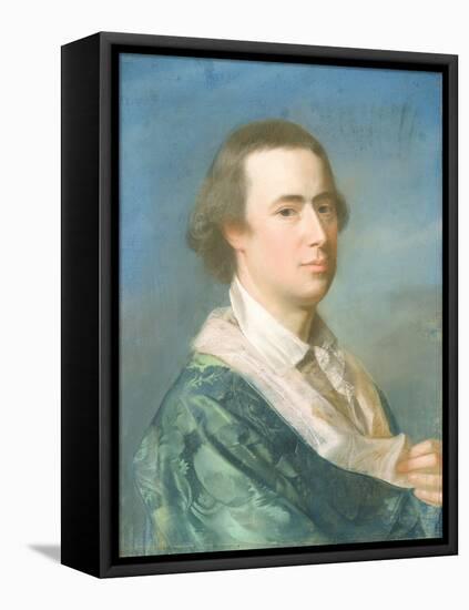 Portrait of Joseph Barrell (Pastel on Paper)-John Singleton Copley-Framed Premier Image Canvas