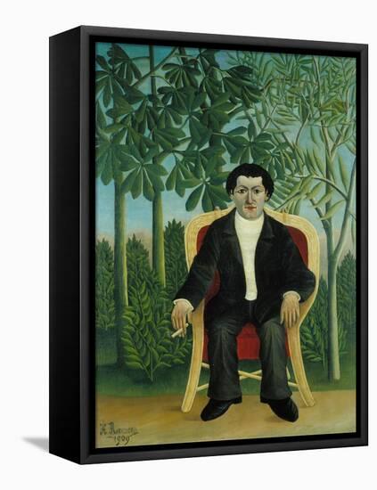 Portrait of Joseph Brummer, 1909-Henri Rousseau-Framed Premier Image Canvas