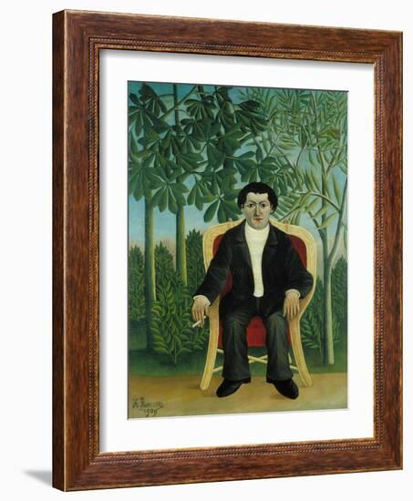 Portrait of Joseph Brummer, 1909-Henri Rousseau-Framed Giclee Print