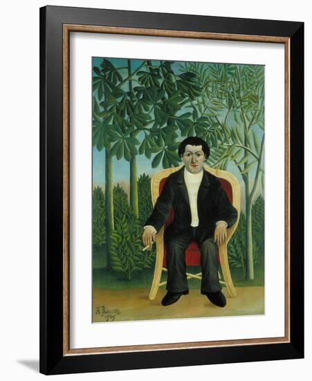 Portrait of Joseph Brummer, 1909-Henri Rousseau-Framed Giclee Print