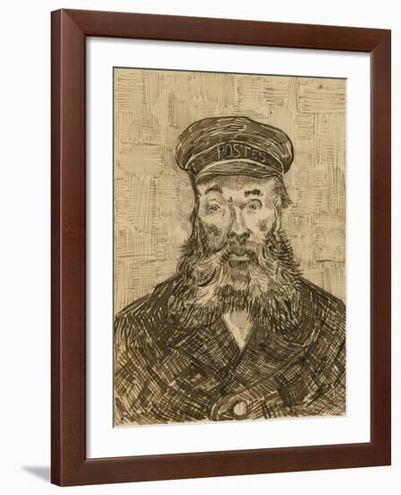 Portrait of Joseph-Étienne Roulin-Vincent van Gogh-Framed Art Print