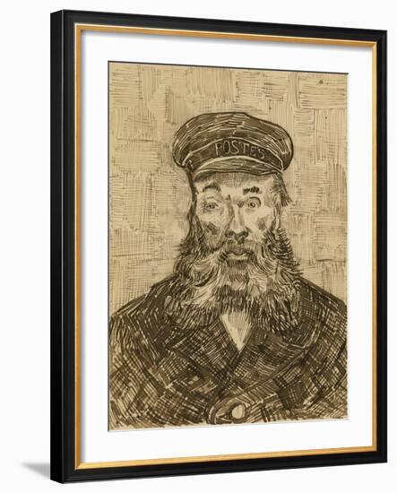 Portrait of Joseph-Étienne Roulin-Vincent van Gogh-Framed Art Print