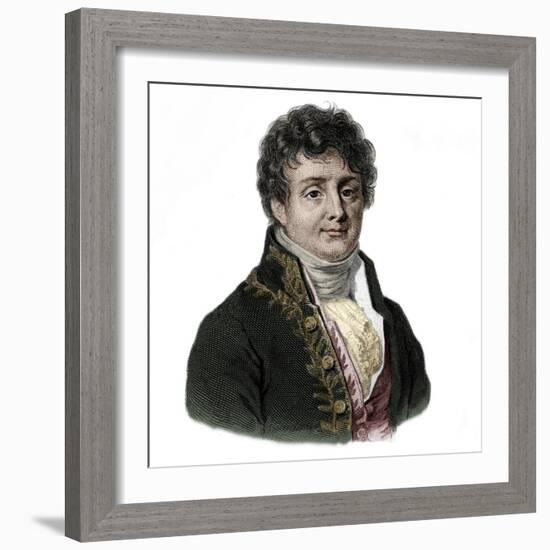 Portrait of Joseph Fourier (1768-1833) French mathematician and physicist-French School-Framed Giclee Print