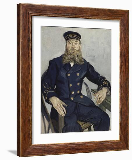 Portrait of Joseph Roulin-Vincent van Gogh-Framed Giclee Print