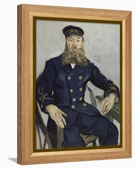 Portrait of Joseph Roulin-Vincent van Gogh-Framed Premier Image Canvas