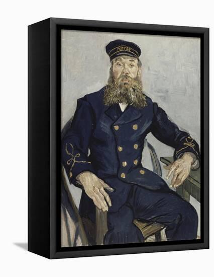 Portrait of Joseph Roulin-Vincent van Gogh-Framed Premier Image Canvas