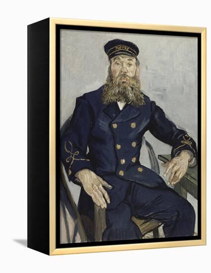 Portrait of Joseph Roulin-Vincent van Gogh-Framed Premier Image Canvas