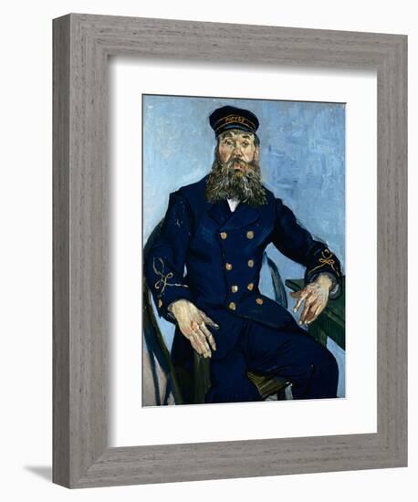 Portrait of Joseph Roulin-Vincent van Gogh-Framed Giclee Print