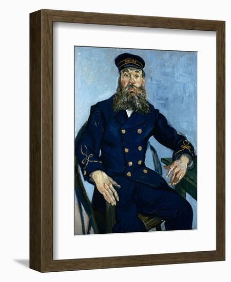 Portrait of Joseph Roulin-Vincent van Gogh-Framed Giclee Print