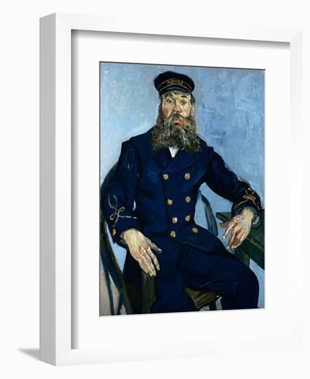 Portrait of Joseph Roulin-Vincent van Gogh-Framed Giclee Print