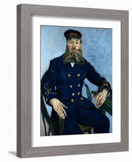 Portrait of Joseph Roulin-Vincent van Gogh-Framed Giclee Print