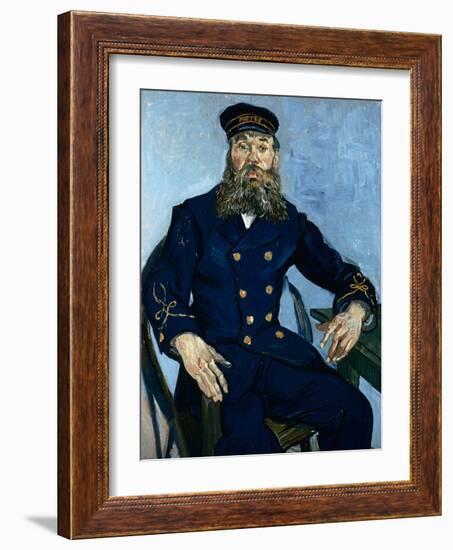 Portrait of Joseph Roulin-Vincent van Gogh-Framed Giclee Print