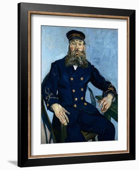 Portrait of Joseph Roulin-Vincent van Gogh-Framed Giclee Print