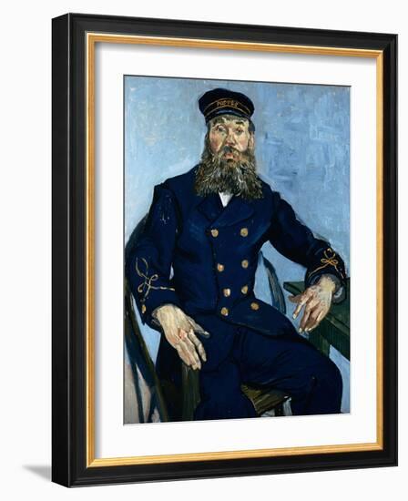 Portrait of Joseph Roulin-Vincent van Gogh-Framed Giclee Print