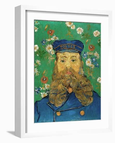 Portrait of Joseph Roulin-Vincent van Gogh-Framed Giclee Print