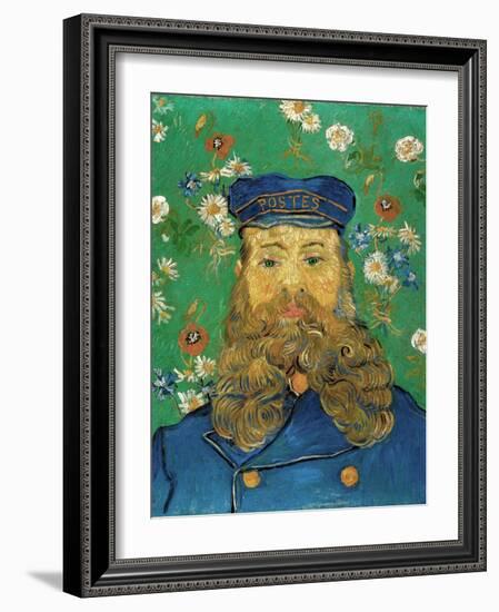 Portrait of Joseph Roulin-Vincent van Gogh-Framed Giclee Print