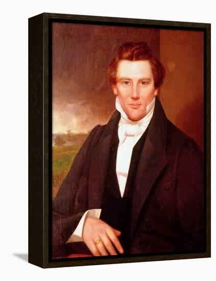 Portrait of Joseph Smith-null-Framed Premier Image Canvas