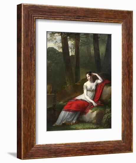 Portrait of Joséphine De Beauharnais, the First Wife of Napoléon Bonaparte (1763-181), 1805-Pierre-Paul Prud'hon-Framed Giclee Print