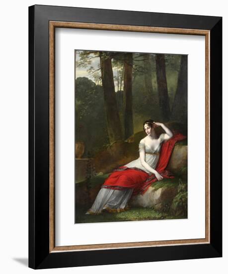 Portrait of Joséphine De Beauharnais, the First Wife of Napoléon Bonaparte (1763-181), 1805-Pierre-Paul Prud'hon-Framed Giclee Print